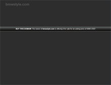 Tablet Screenshot of bmwstyle.com